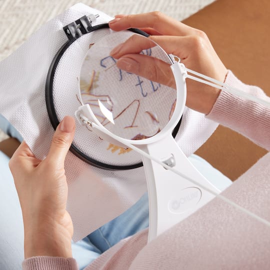 OttLite® 4" Hands-Free LED Magnifier